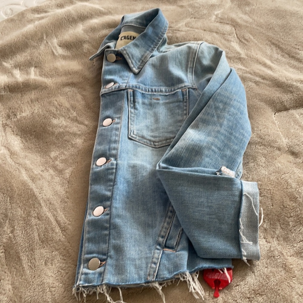 LAGENCE WASH DEINM JACKET.